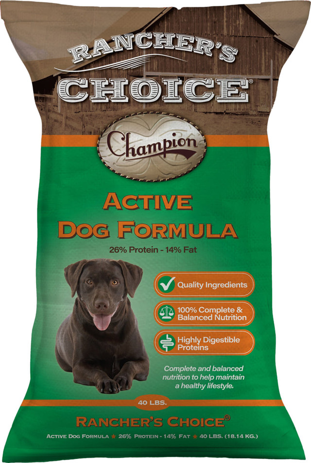 Rancher's Choice Champions Active Adult Dog Food - 40 lb. Bag